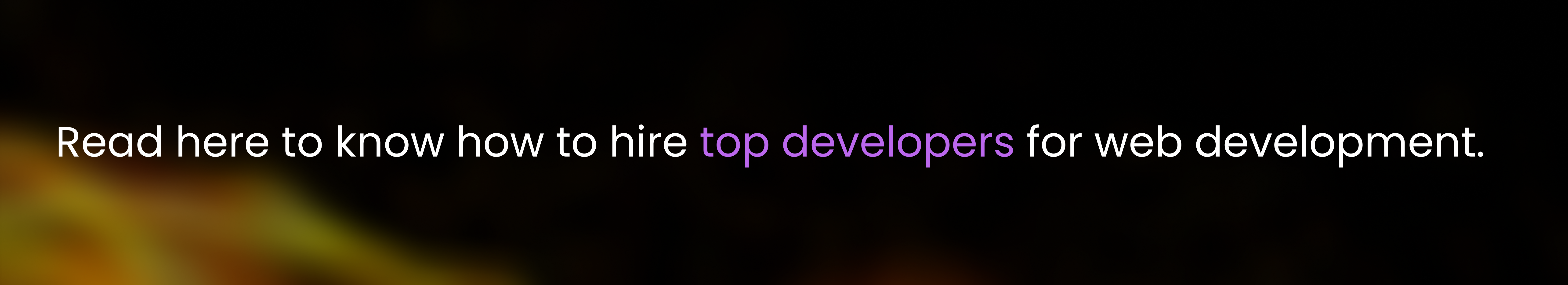 hire top developers for web development.
