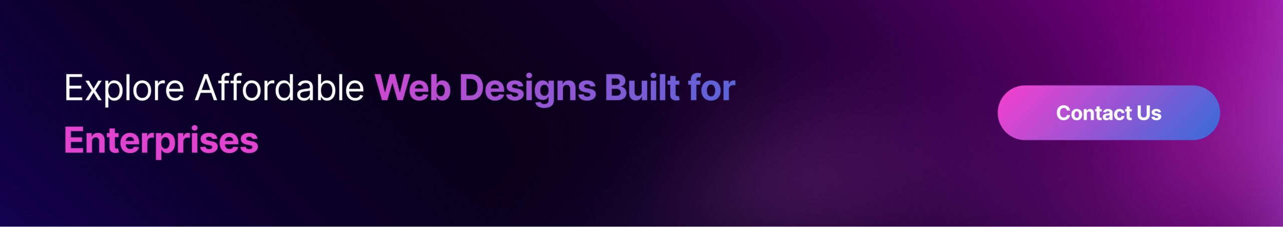 Explore Affordable Web Designs Built for Enterprises