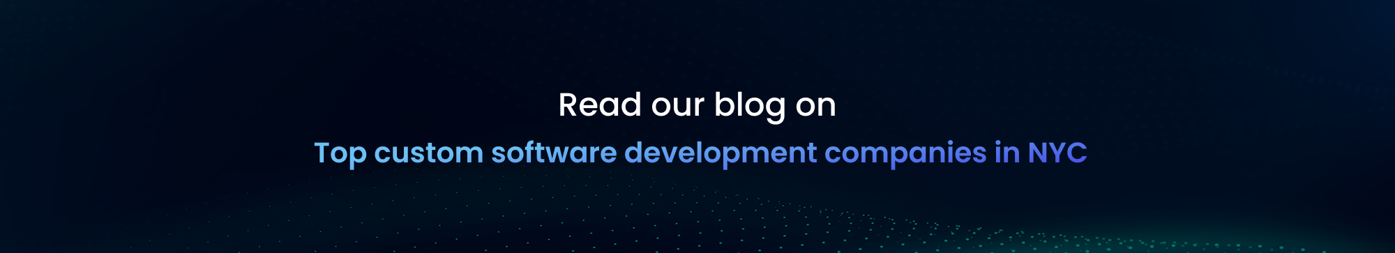 Top custom software development companies in NYC