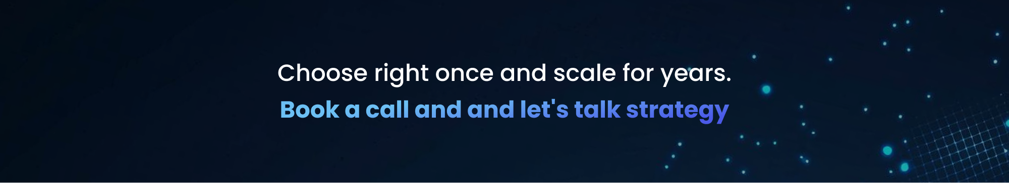 Book a call and and let's talk strategy.